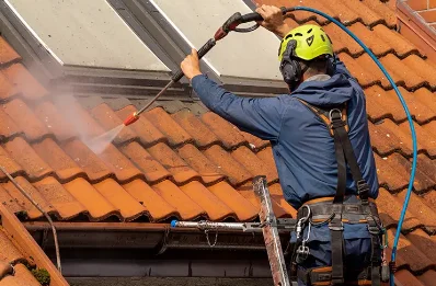 Démoussage et hydrofuge de toiture à Courgoul